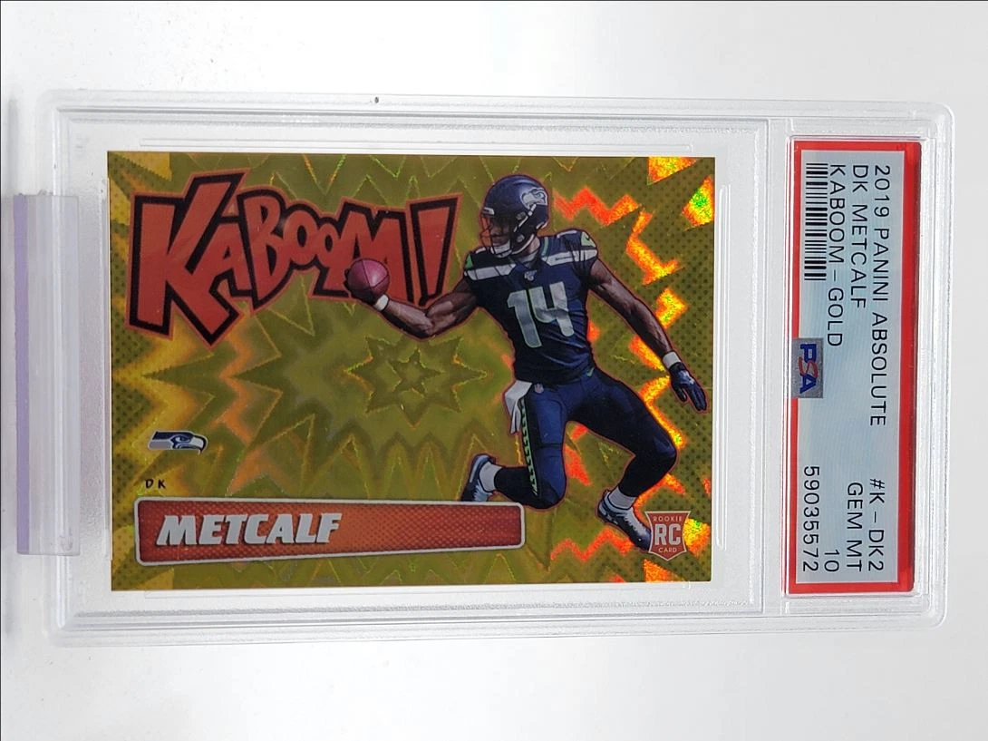 DK Metcalf Panini Absolute Kaboom! #KDK2 Gold