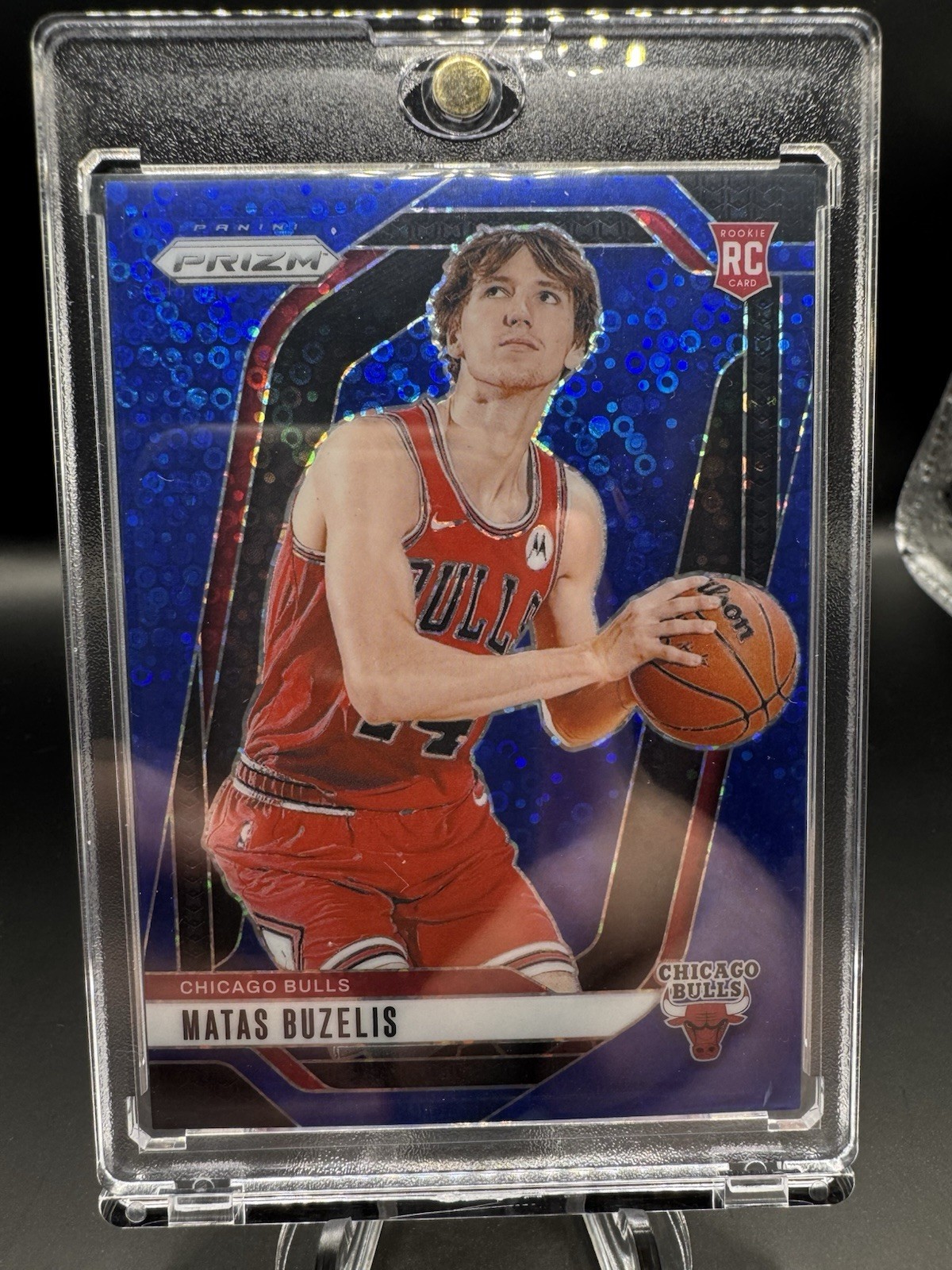 2024-25 Panini Prizm - Matas Buzelis #252 Blue Fast Break Prizm /150 (RC)
