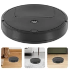Self Charging Robotic Mop Black for Efficient Sweeping and Mopping Cleaning
