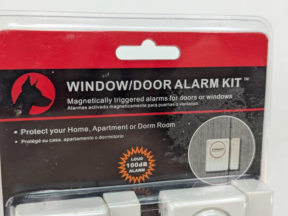 Doberman Security Window / Door 100 Db Alarm Kit Magnetic Trigger - 4 pack - New - Image 2 of 4