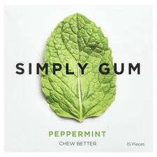 Chewing Gum, Peppermint, 15 Pieces