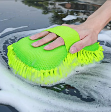 1pc Microfiber Car Wash Sponge Cleaning Mitt Auto Detailing Glove Towel Tool