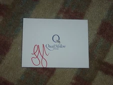 Lucas Glover Quail Hollow  Signed  Scorecard