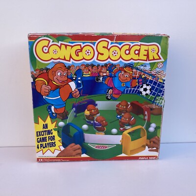 Vintage 1995 Congo Soccer Game Maple Toys RARE Game Football Retro Game monkey