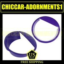 PURPLE FRONT HEADLIGHT LAMP RING COVER TRIM ACCESSORIES FOR JEEP WRANGLER JL 24+