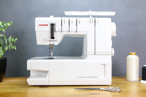 Ex-Display Boxed Janome Coverpro 2000CPX Sewing Machine + Warranty