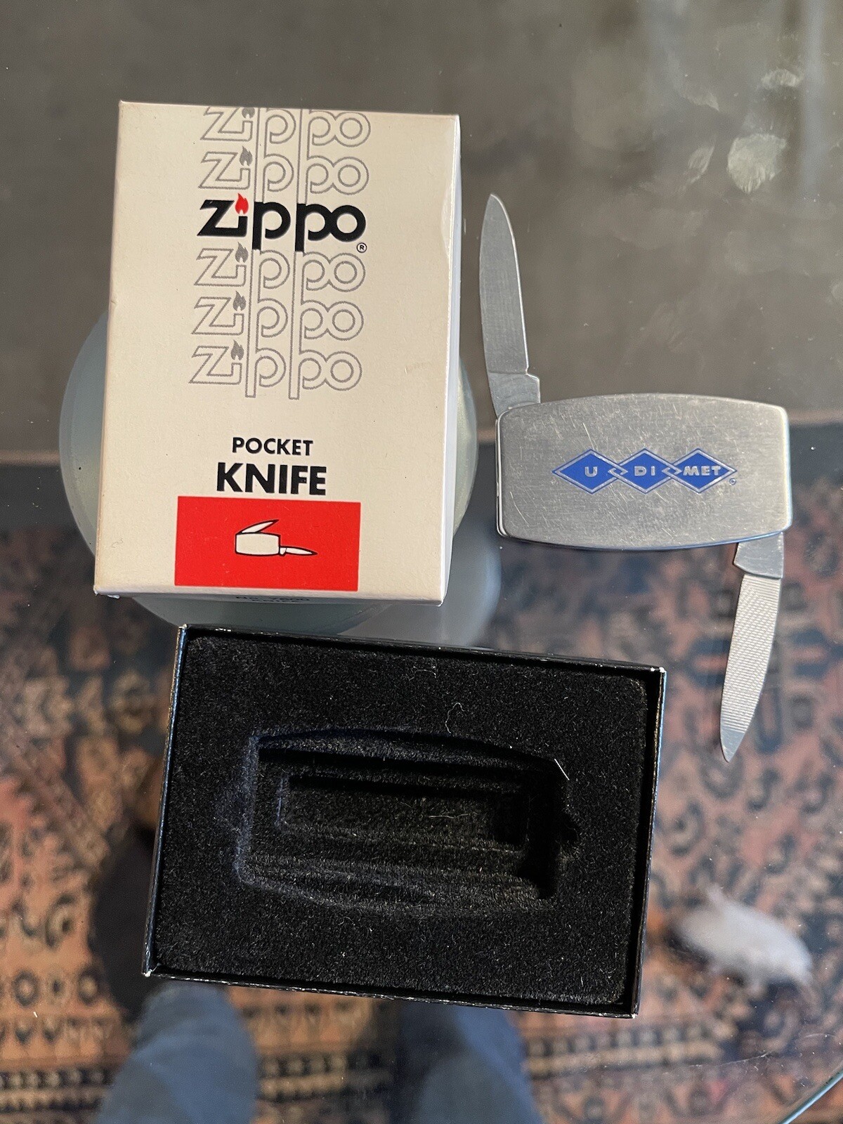 Vintage Zippo Pocket Knife & Original Box, no. 7600 Knife eBay