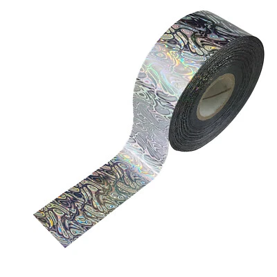 COLOR YOUR NAILS 15cm Holo Transferfolie silber mit Muster. Auswah. Nagelfolie Nailart Nails