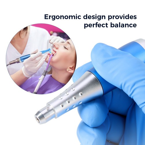 Dental Hygiene Prophy Handpiece 360° Swivel 4:1 Nose Cone Air Motor 4Holes - Picture 5 of 20
