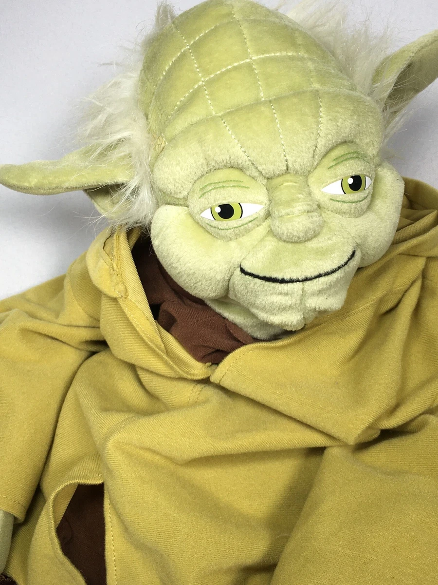 RARE Disney Parks Star Wars Yoda Backpack Buddies Plush 24