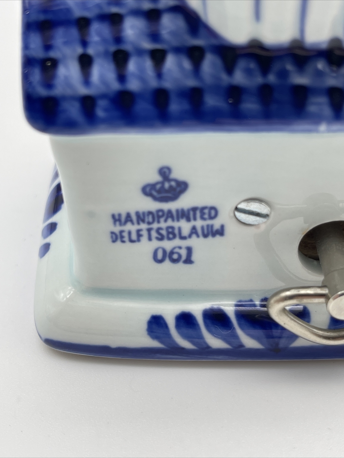 Boma Delft's Blauw Musical Windmill, Made in Holland