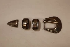 RDM Randall Moore Sterling Silver Buckle Ranger Set