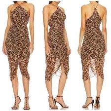 New Isabel Marant Etoile Valdi Leopard Midi Women s Size 38 FR, 6 US