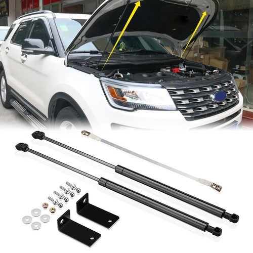 2Pcs Gas Front Hood Bonnet Lift Supports Struts Shocks Props For Ford Explorer - Picture 2 of 13