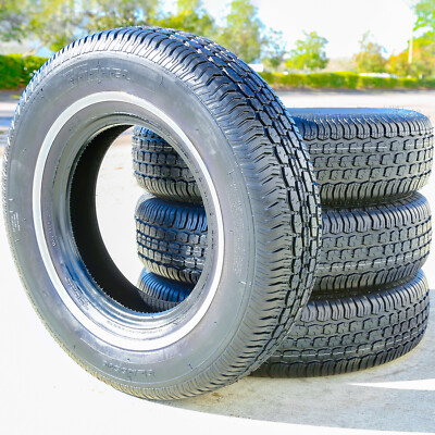 4 Tires Tornel Classic 205/75R14 95S White Wall A/S All Season