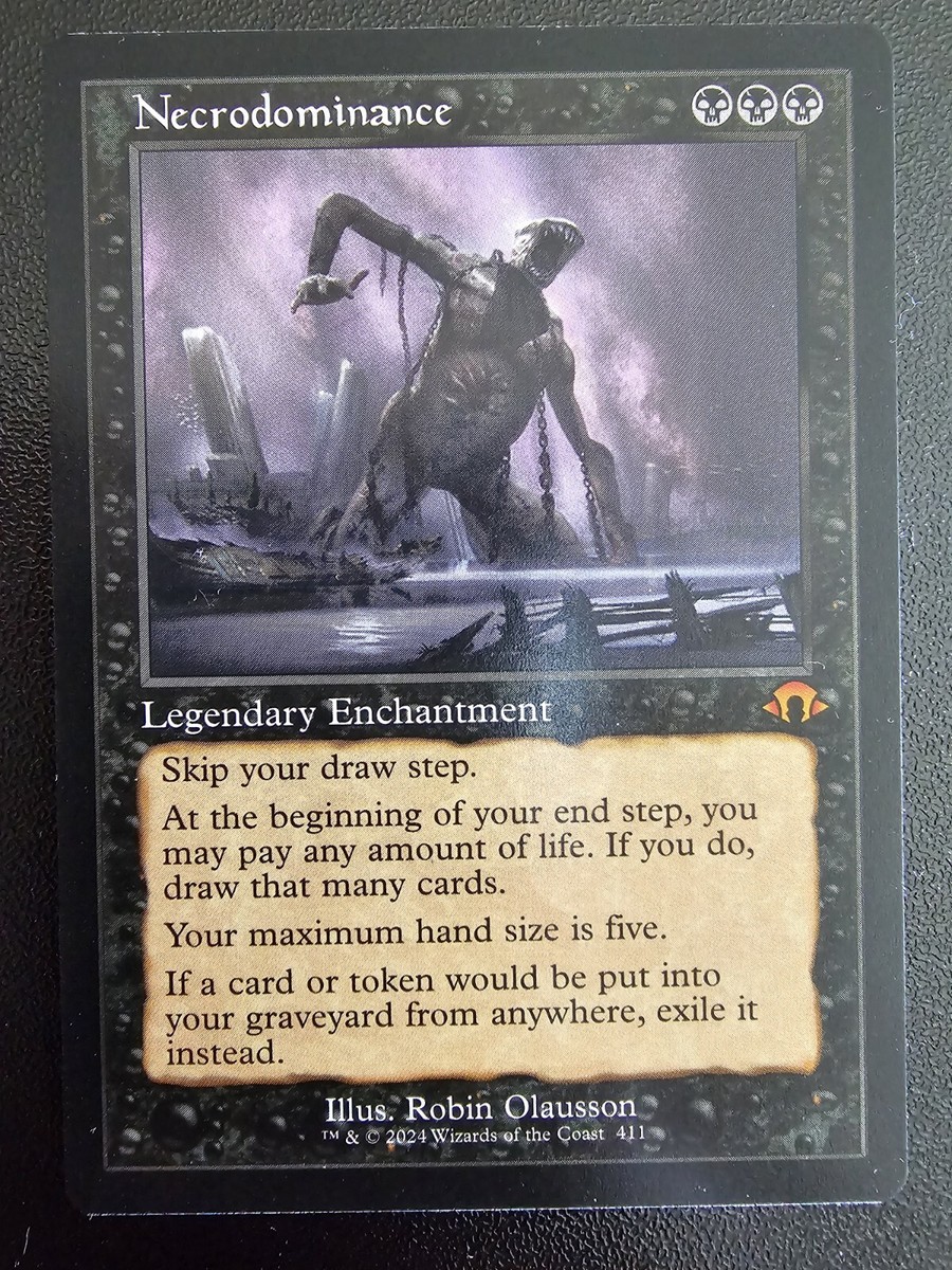 Necrodominance Mythic Rare Retro Frame 411 | eBay