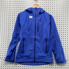 REI Elements Windbreaker Jacket Womens XS Blue Hoodie Hooded