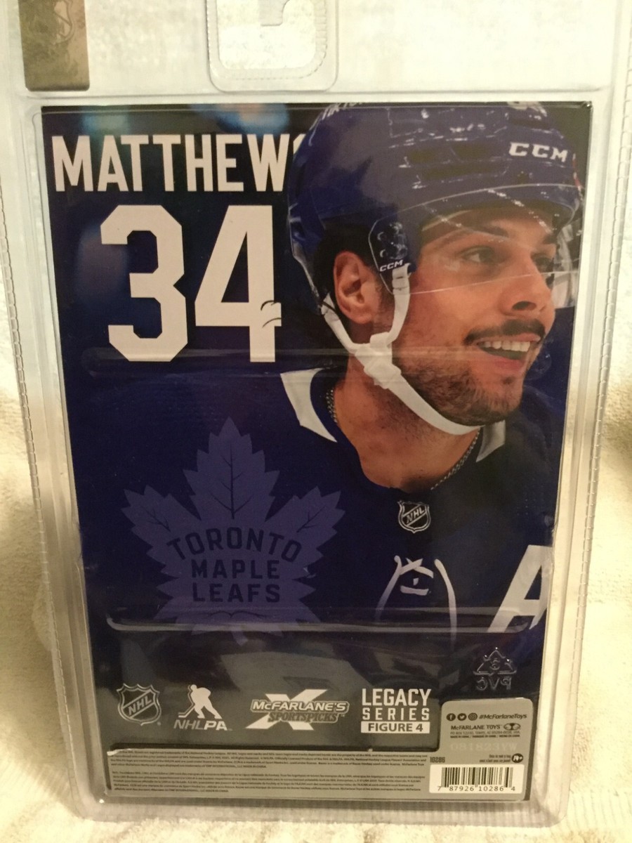 Auston Matthews 34 McFarlane Toys Platinum Ser. nhl 2023 MOC