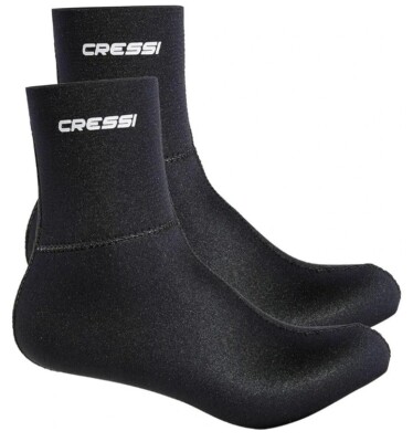 Cressi Black Neoprene 5mm Socks Resilient - Neopren Tauchsocken Grösse: S    C22