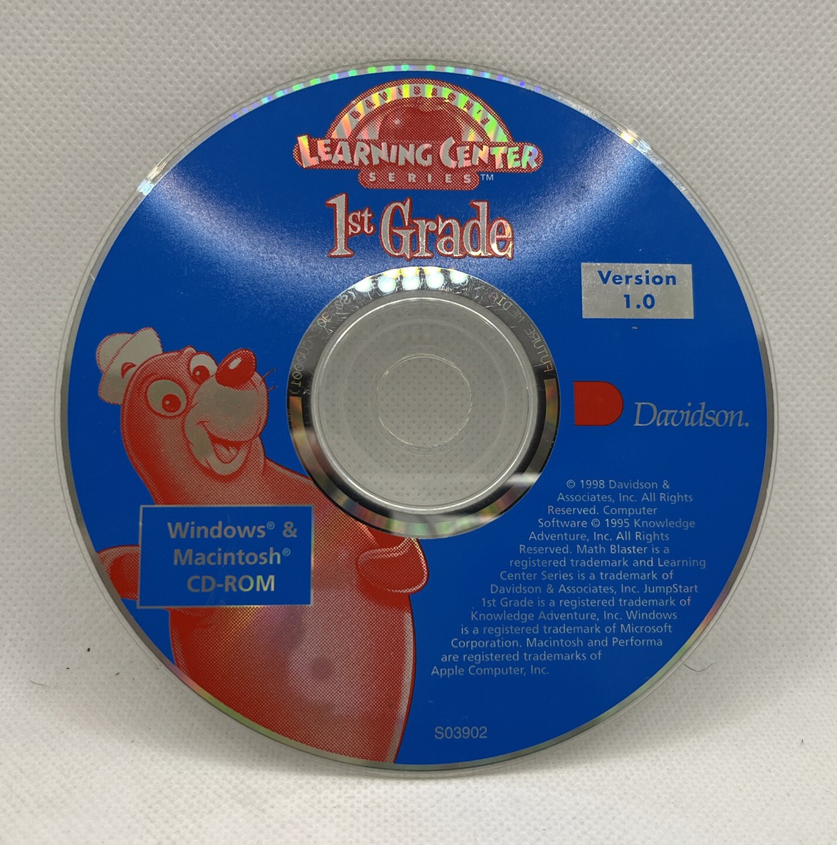 Davidson's Learning Center Series: 1st Grade (PC Windows /Mac CD