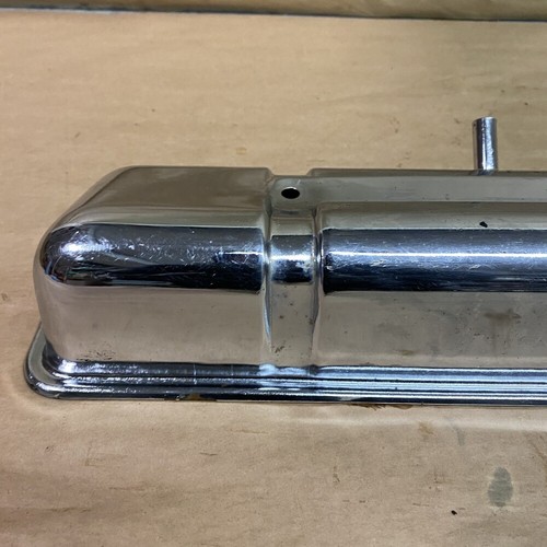 Original Triumph TR4 TR4A Valve Cover Cam Cover Chrome OEM - Picture 8 of 10