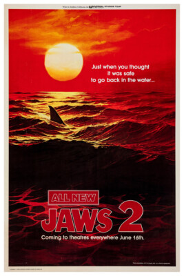 JAWS 2 - MOVIE POSTER 11''X17'' OR 12''X18'' BUY ANY 2 GET ANY 1 FREE!!