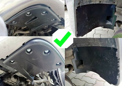 #ad BMW E39 M Sport FRONT BUMPER SPLASH PANEL LINER TRIM FENDER ABS INSTAL KIT $114.00