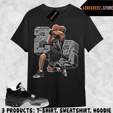 Shirt To Match AJ 4 Fear 2024 Sneaker Matching Tee Number 23 MJ Tees T-Shirt