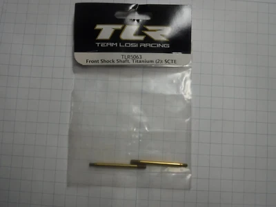 TRL5063 Front Shock Shaft, Titanium (2): SCTE - Image 1 of 2