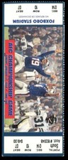 Football Ticket New England Patriots 1998 1/11 AFC Championship Phantom