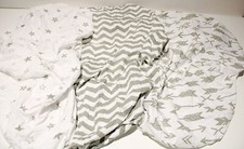 Bublo Baby Fitted Bassinet Sheets Unisex Soft 100 Cotton Universal Fit 32x16x4