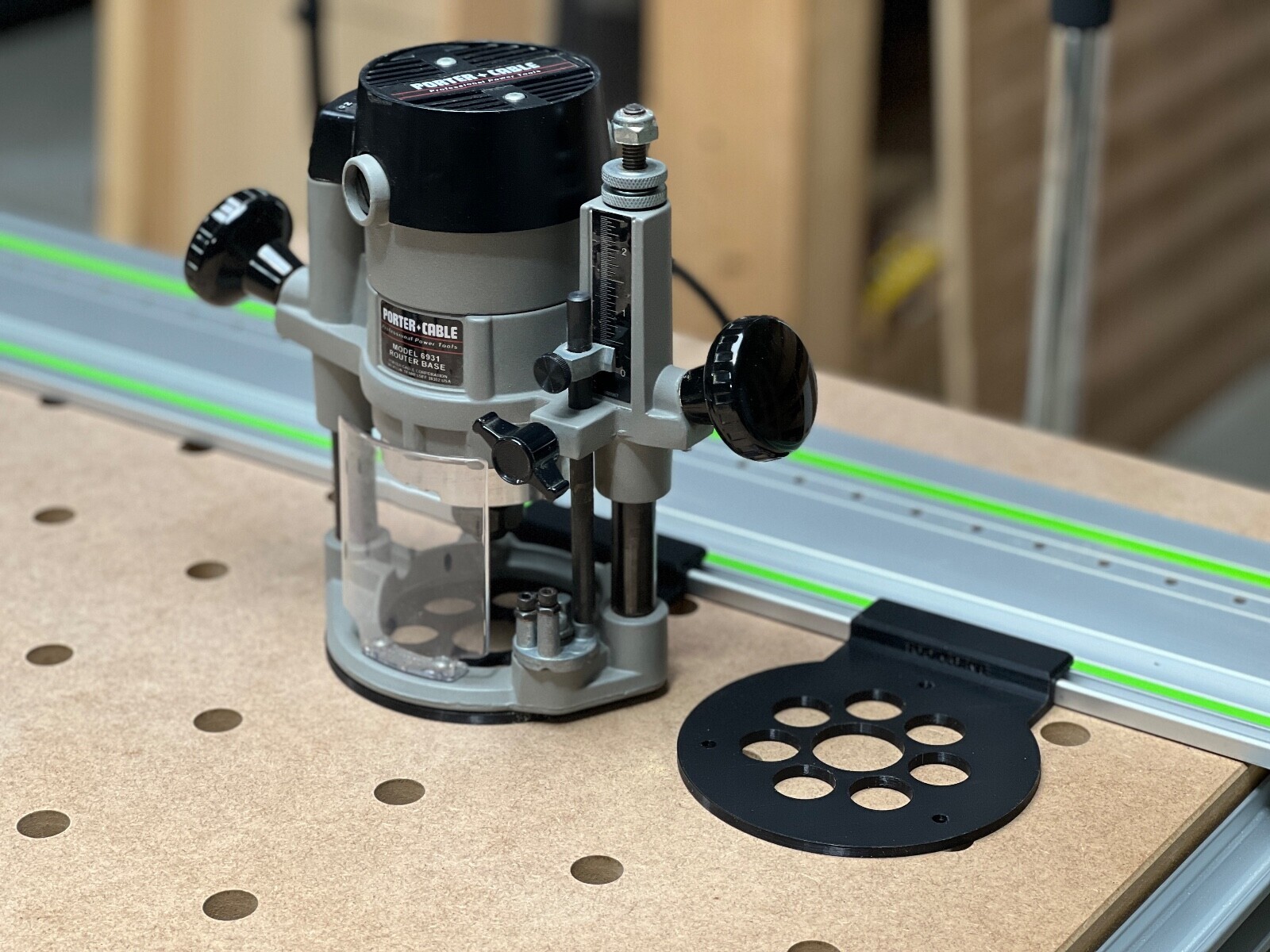 Porter Cable 690 Series Router Adapter for Track Saw Guide Rails | eBay