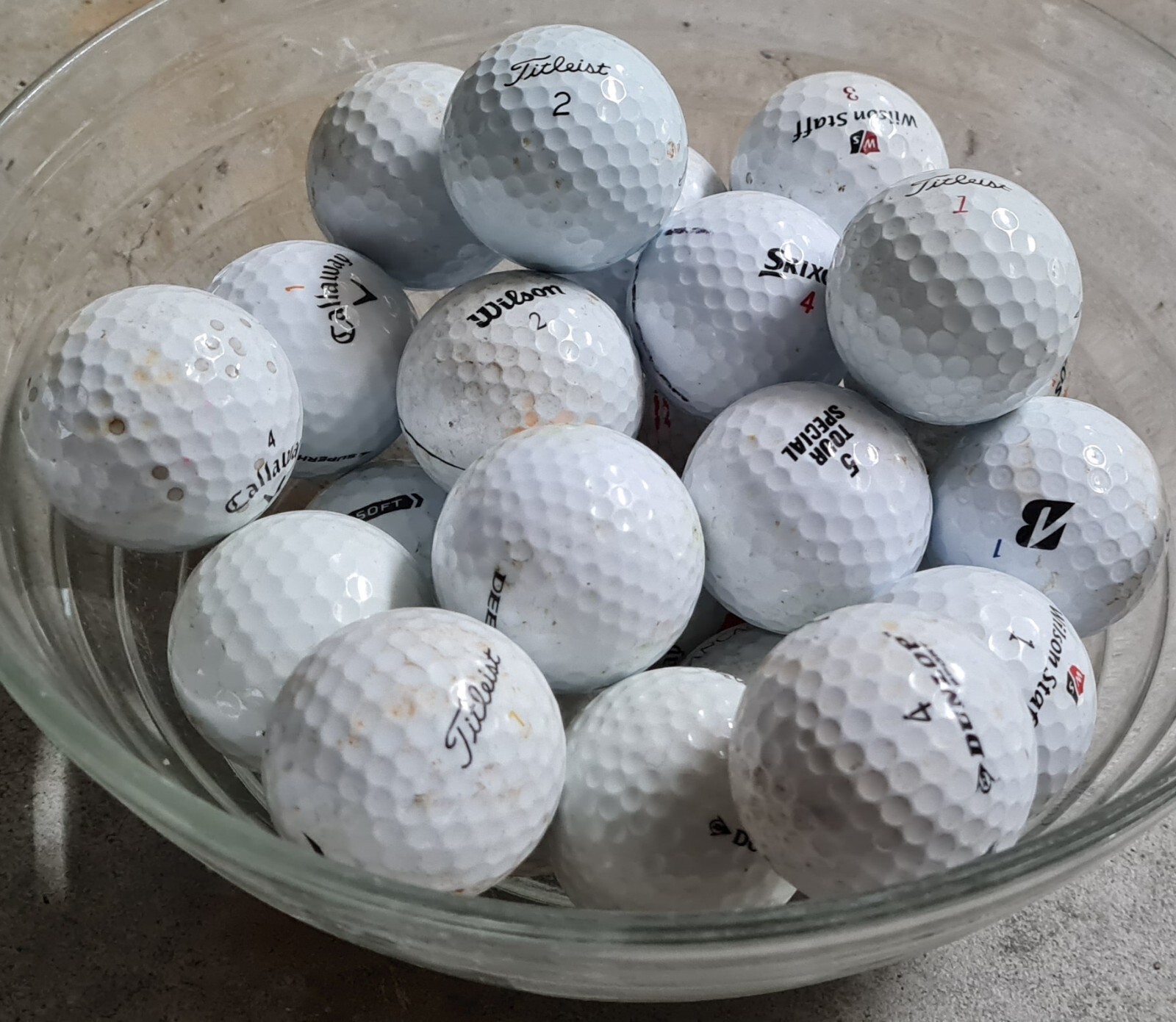 50 palline da golf usate Varie Marche 👍