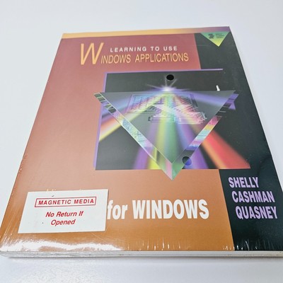 Learning to Use Windows Applications Microsoft Excel 5 for Windows Paperback