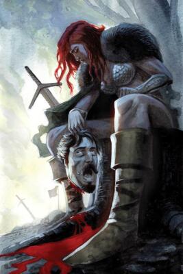 Red Sonja #13 Incentive Incentive Bob Q Virgin Variant Cover
