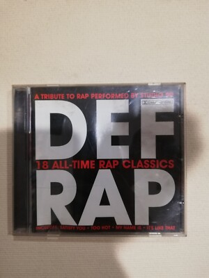 DEF RAP - A TRIBUTE TO RAPPERFORMED BY STUDIO 99 - RAP CLASSICS CD