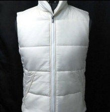 Lucy Inner Spark Off-white And Shiny Blue Vest Sz Small
