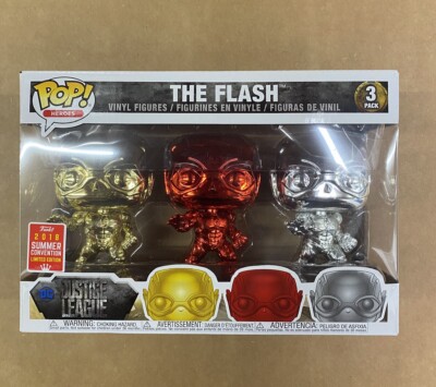 SDCC 2018 Funko Pop Heroes Justice League The Flash Pack