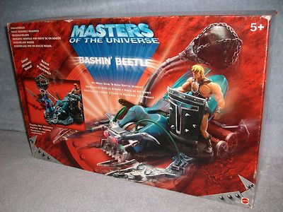 HE-MAN Bashin' Beetle 2002 MOTU Masters Universe MIB
