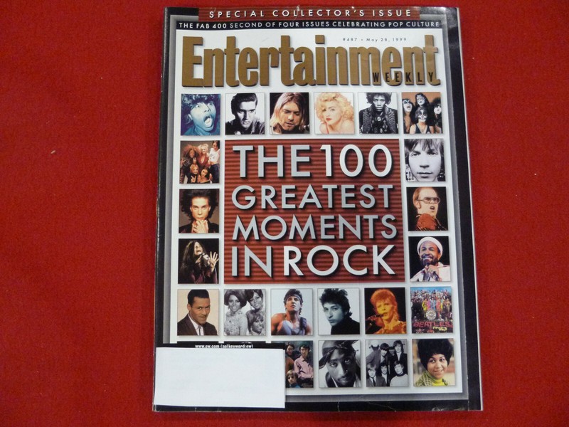 Entertainment Weekly May 28, 1999 "The 100 Greatest Moments in Rock"