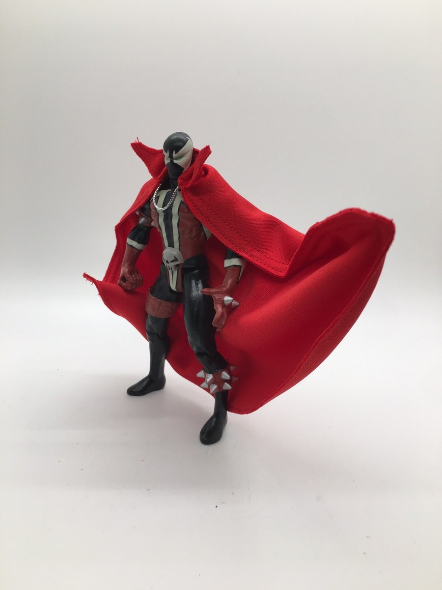 Custom McFarlane Spawn Red Wired Posable Cape For 6” Figures (Cape