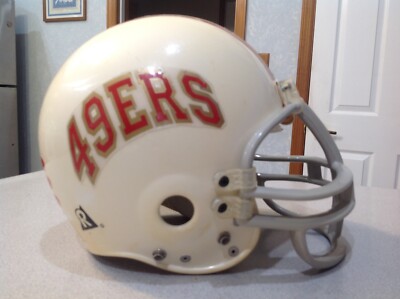 Vintage NFL San Francisco 49ers Themed/ Decaled 1946 Era Riddell Football Helmet