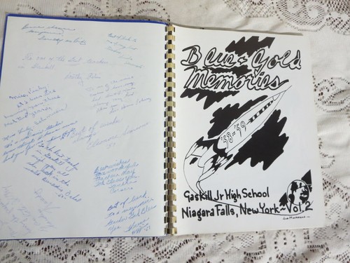 1959 Blue & Gold Memories Gaskill Junior High School Niagara Falls NY Yearbook - Picture 2 of 7