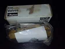 Parker F Series Brass Instrumentation Filter Inline 50 Micron 1/2" CPI Com...