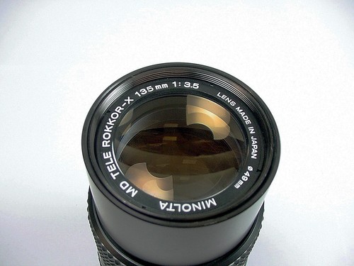 Minolta MD Tele Rokkor-X 135mm 1:3.5 Lens Portrait | X-700 X-570 X-370 | E+ |$39