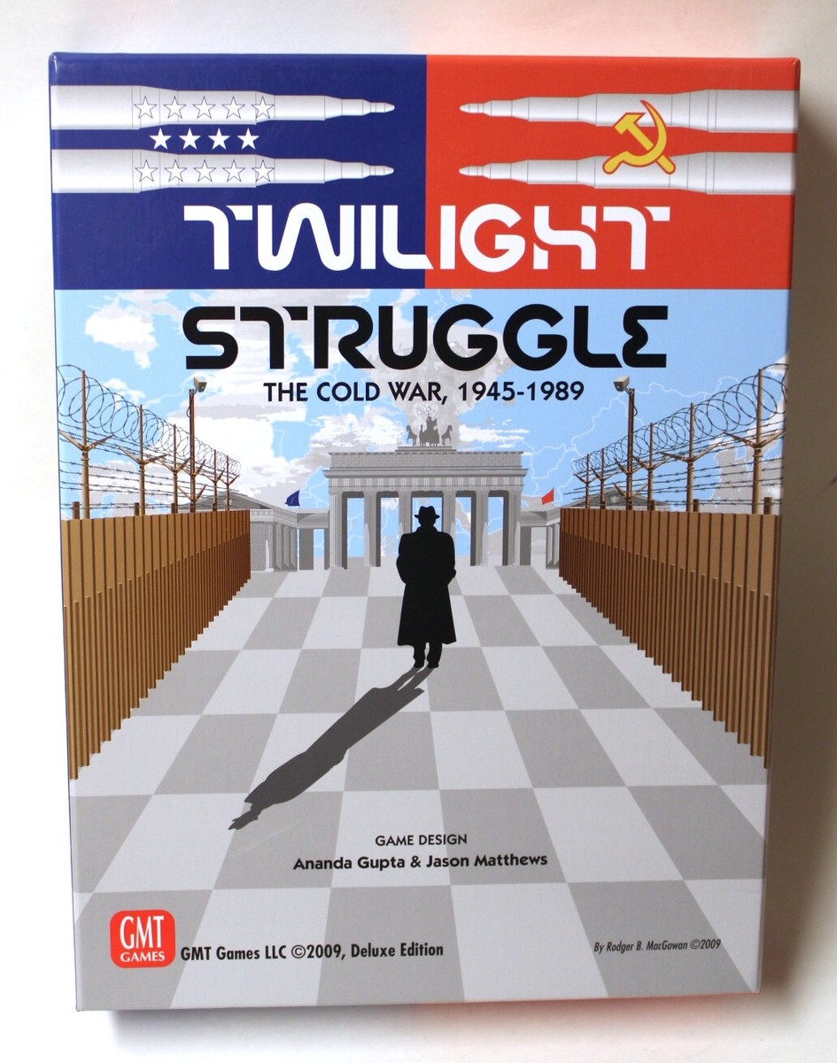 GMT Games GMT0510 Twilight Struggle The Cold War 1945-1989 Deluxe Edition Board Game GMT Games GMT0510 Twilight Struggle The Cold War 1945-1989 Deluxe Edition Board Game