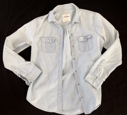girls abercrombie kids light blue denim 