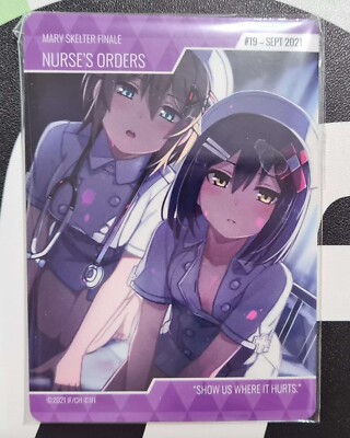 #19 Nurse's Orders - Idea Factory Iffy IFI Trading Card - Mary Skelter Finale