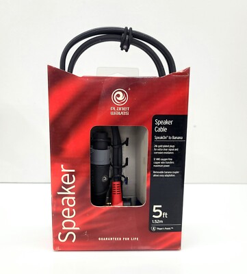 D'Addario Planet Waves Speakon to Banana Speaker Cable 5 Ft - Item # PW-SDB-05