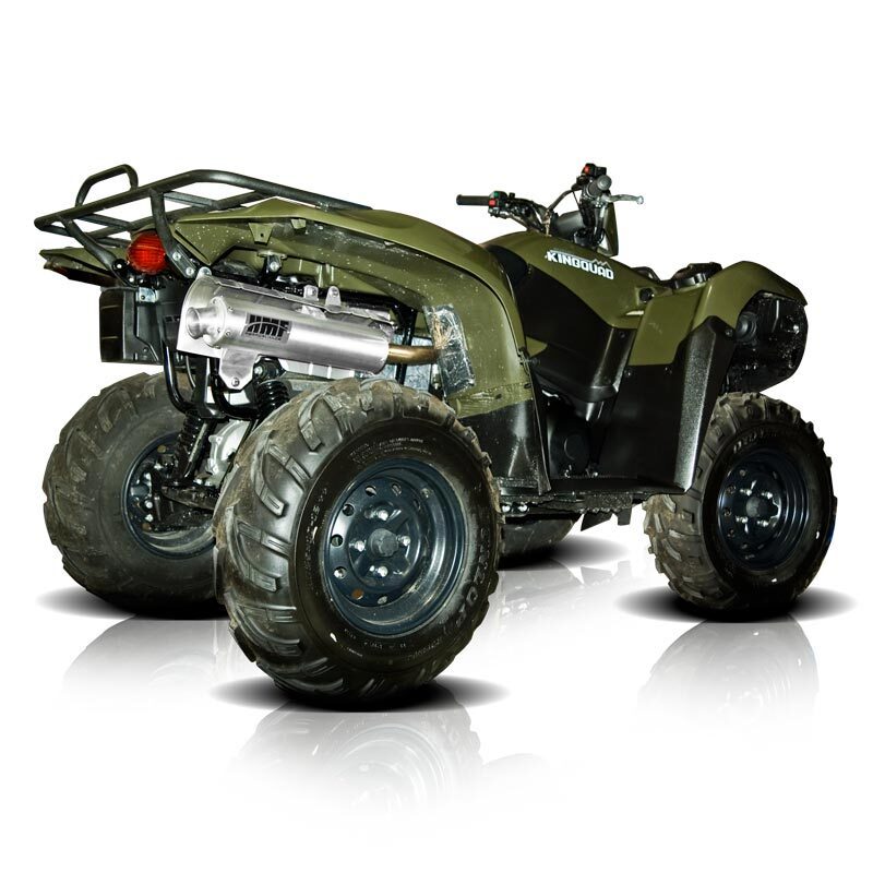 HMF for Suzuki King Quad 700 0507/750 0822 Black Slip On Exhaust